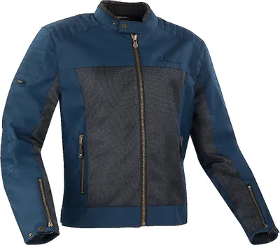 Image de Veste de moto Segura Oskar, bleu marine, S