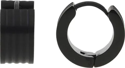 Produktbild von JuwelmaLux Creolen Edelstahl Ionen schwarz plattiert JL45-06-0050