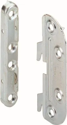 Produktbild von Hettich Bettbeschlag z. Verbinden v. Seiten- und Kopfteilen 54 x 100 x 1,2 mm