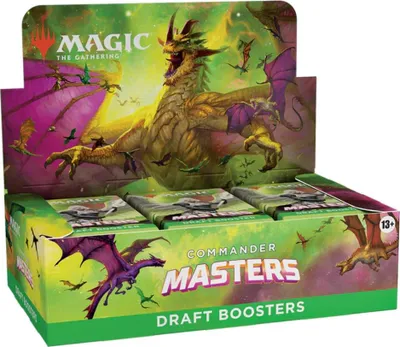 Produktbild von Wizards of the Coast Magic the Gathering Commander Masters Draft-Booster Display (24) englisch
