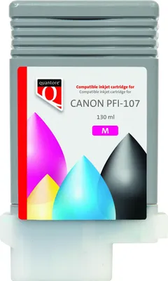 Obrázek produktu pro Quantore – náhradní inkoustové kazety pro PFI-107 červená | 12 kusů