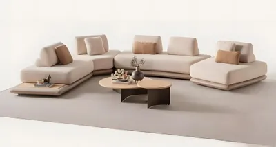 Immagine prodotto di Divano angolare dal design elegante – Per un soggiorno moderno e confortevole