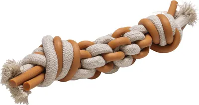 Immagine prodotto di Giocattolo per cani Beeztees Puppy Dental Rope Foz in TPR/cotone beige/marrone