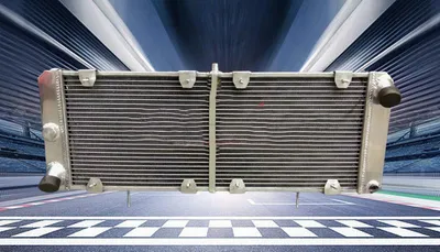 Produktbild von Aluminiumkühler, 3-Reihen-Konfiguration, präzise Passform