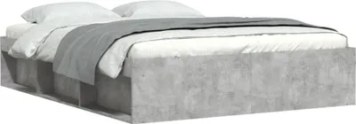 Obrázek produktu pro vidaXL Rám postele betonový šedý 140x190 cm