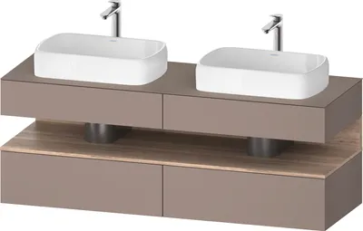 Produktbild von DURAVIT QA4779055430000 QTG KWTU WH Ek. 1600x550x600 bs. Mt.