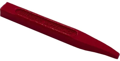 Produktbild von Wappenlack Stange in Meißelform zinnoberrot VE=20 Stück