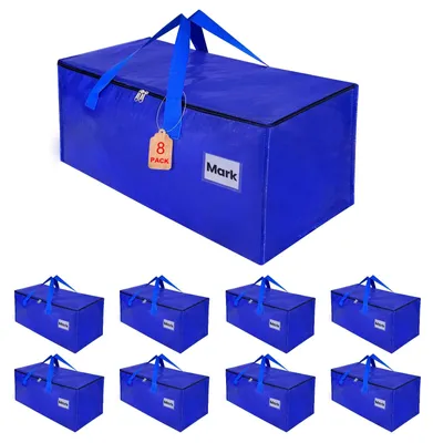 Image de Solidchoice - Ensemble de 8 grands sacs de rangement pour déménagements et stockage