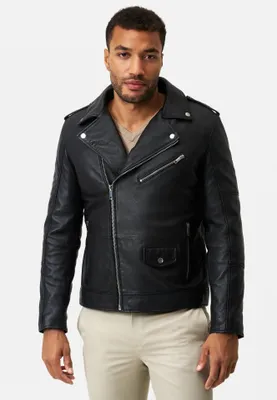 Image de Veste en cuir homme Ricano PIETRO - Noir / M