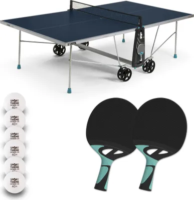 Produktbild von Cornilleau Tischtennis-Set "100X Outdoor", Blau