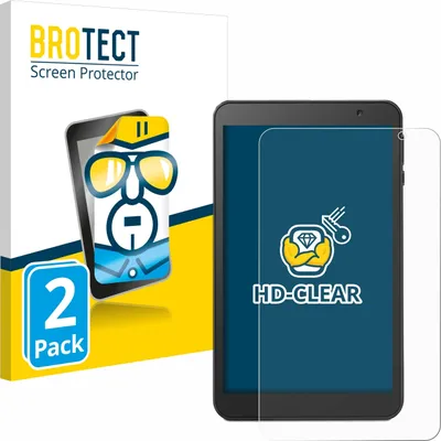 Produktbild von 2x Für Vankyo MatrixPad S8 Schutzfolie BROTECT Displayschutz Display Schutz Folie Klar Transparent
