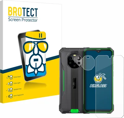 Produktbild von BROTECT Schutzglas für Blackview BL8800 5G (Display+Kamera) Schutzfolie Panzer Folie Glas Display Schutz klar