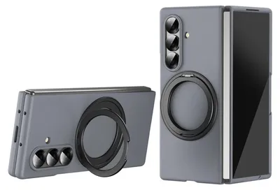 Obrázek produktu pro Pro Samsung Galaxy Z Fold7 5G Thunderbolt 360° držák kroužku ochranný kryt šedý