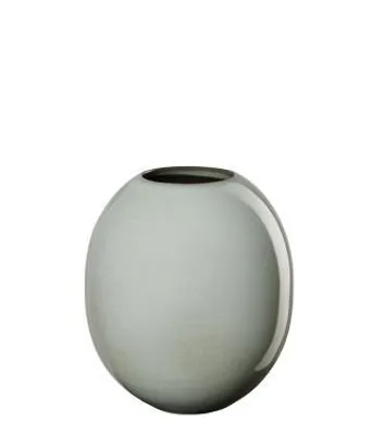 Image de ASA Selection tamago Vase, eggshell D. 14,5 cm, H. 15 cm gris brillant Faïence 68031380