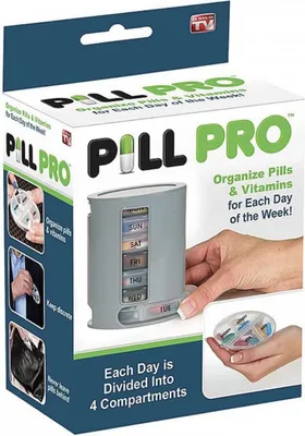 Immagine prodotto di Portapillole da 7 giorni, scatola per compresse, contenitore per medicinali, 1 pezzo