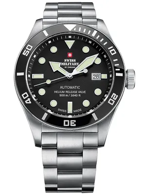 Zdjęcie produktu dla Swiss Military SMA34075.01 Automatyczny zegarek męski 44mm 50ATM