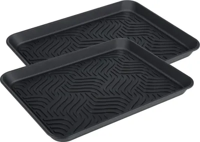 Zdjęcie produktu dla Zestaw 2 tacek na buty Evangeline 43x33x3cm duży na jesień-zimę