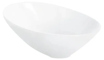 Immagine prodotto di ASA Selection à table Schale Asymmetrisch, Fine Bone China, Warmes Weiß, L 22.5 cm, 1990013
