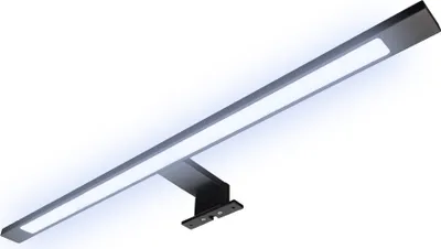 Produktbild von LED Badleuchte schwarz 600mm Spiegellampe Aufbauleuchte neutralweiß