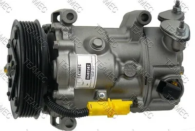 Produktbild von TEAMEC 8608502 SD6C12 Klimaanlage Klimakompressor PAG 46 passend für PEUGEOT 2008 Kombi (CU) 207 (WA, WC) 207 CC (WD) 208 I Schrägheck (CA, CC)