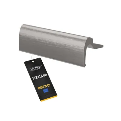 Produktbild von Balkonfenstergriff, Balkontürgriff, Schiebetürgriff, Terrassentürgriff, Außen, für Türen und Fenster, Aluminium, Korrosionsbeständig,  (Farbe: INOX)