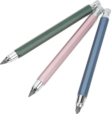 Obrázek produktu pro 3 ks mechanické tesařské tužky 5,6 mm Sada rýsovacích nástrojů pro práci se dřevem Modrá růžová zelená