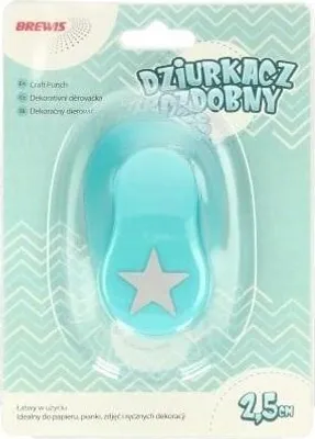 Obrázok produktu pre Ozdobný dierovač - hviezda 2,5 cm MIX