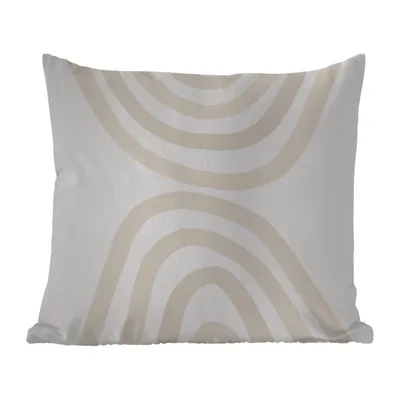 Obrázek produktu pro MuchoWow® Vnější polštář - Duha - Pastel - Design - Abstraktní -50x50 cm- Odolnost proti povětrnostním vlivům - polštář do obývacího pokoje