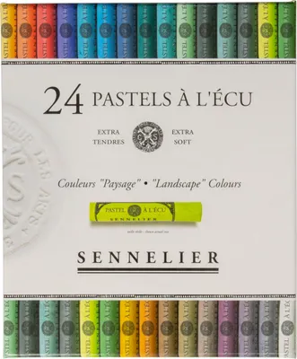 Produktbild von Sennelier Set trockener Pastelle Landschaft 24 Stück