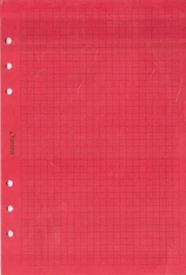 Produktbild von Antra Registerkarten A5 Kariert Rot 20 Blatt