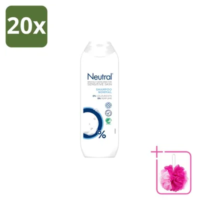 Imagen del producto de 20 champús neutros al 0% para cabello normal - 250 ml - Paquete económico - 20 unidades