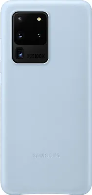 Produktbild von Samsung Leder Cover für Galaxy S20 Ultra Sky Blue
