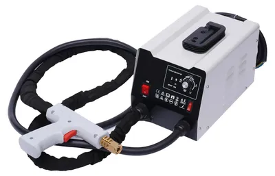 Produktbild von Auto Karosserie Dellen Reparaturgerät - 3500A Punktschweißgerät - 3 kW Bolzenschweißpistole - PDR Ausbeulset mit Werkzeugkoffer - Schwarz