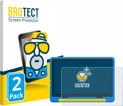 Produktbild von 2x BROTECT Schutzfolie für Happybe Kids Tablet 10" Displayschutz Displayschutzfolie Folie Matt Entspiegelungsfolie