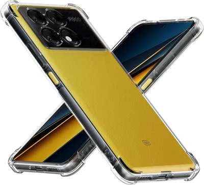 Produktbild von Hülle für Xiaomi Poco X6 Pro Weich Transparent Handyhülle mit Verstärkte Ecken Bumper Schutzhülle