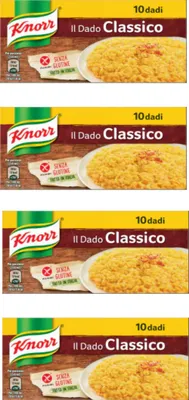 Produktbild von Knorr: Bouillon-Würfel "Classico", 4 Boxen à 10 g, 4 Stück