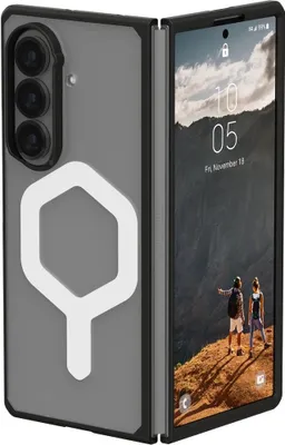 Produktbild von Urban Armor Gear 214505113131, Cover, Samsung, Galaxy Z Fold 7, 16,5 cm (6.5"), Schwarz, Durchscheinend