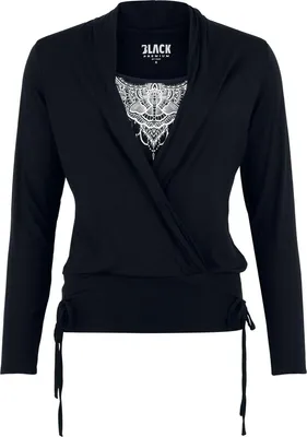 Produktbild von Black Premium by EMP Damen Ribbon Longsleeve schwarz L