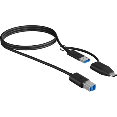 Immagine prodotto di USB Adapter IcyBox USB 3.2 (Gen 1) Type B zu Type A & Type C