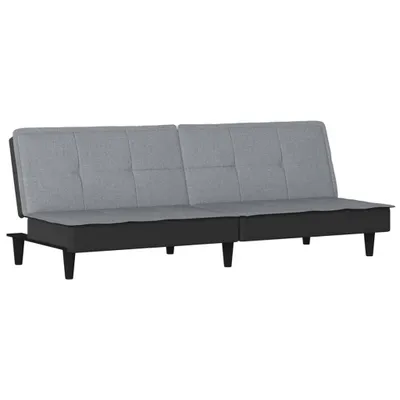 Produktbild von vidaXL Schlafsofa Hellgrau Stoff