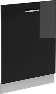 Produktbild von Geschirrspülblende Vicco R-Line Schwarz Hochglanz 60 cm ohne Arbeitsplatte, Model 54472