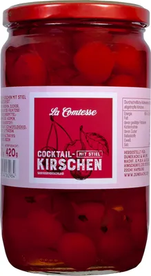 Image de Cerises rouges cocktail La Comtesse 420g