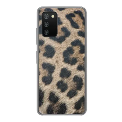 Produktbild von MuchoWow® Handyhülle Schutzhülle Hülle für Samsung Galaxy A03s Leopardenmuster Silikon Softcase Handy Hülle - Schutz
