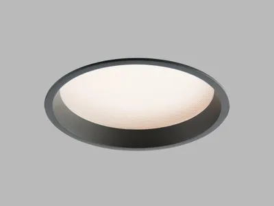 Immagine prodotto di Lampada da incasso LED2 ZETA IP44 CRI90, variante: ZETA L, Ø 210 mm, 3000 K, NERO
