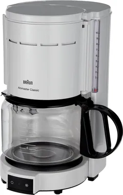 Produktbild von Braun KF 47/1 WH, Filterkaffeemaschine, Gemahlener Kaffee, 1000 W, Weiß