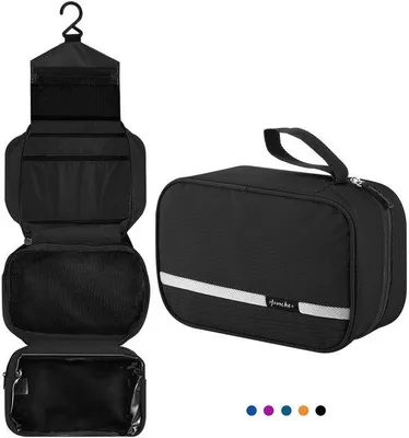 Immagine prodotto di Borsa da toilette portatile, impermeabile, facile da trasportare, per uomo e donna