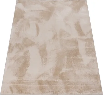 Produktbild von Teppich Wohnzimmer Kurzflor Waschbar Einfarbiges Muster Weich Rutschfest Modern Grösse 80x150 cm