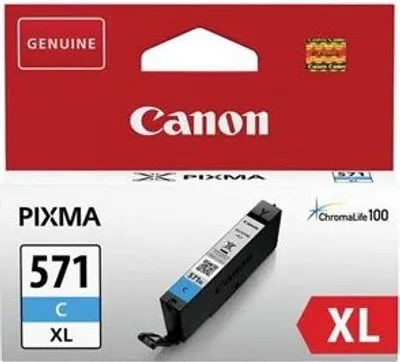 Produktbild von Canon CLI-571XL Tintenpatrone 0332C004, Cyan für Canon PIXMA TS8050