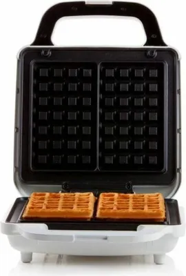 Obrázek produktu pro DOMO DO9222W XL Tasty Waffeleisen Kontrollleuchte, klappbar, Antihaftbeschichtung Weiß (DO9222W)