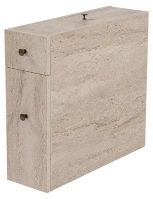 Produktbild von Badezimmermöbel aus Holz "Calencia" - 20 x 60 x 55 cm - Beige